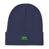 Stay focus Embroidered Beanie