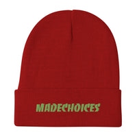 MADECHOICES Embroidered Beanie