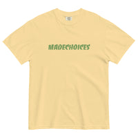 MADECHOICES Men’s garment-dyed heavyweight t-shirt