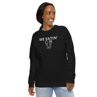 WE EATIN Unisex organic raglan sweatshirt