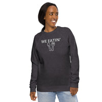 WE EATIN Unisex organic raglan sweatshirt