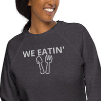 WE EATIN Unisex organic raglan sweatshirt