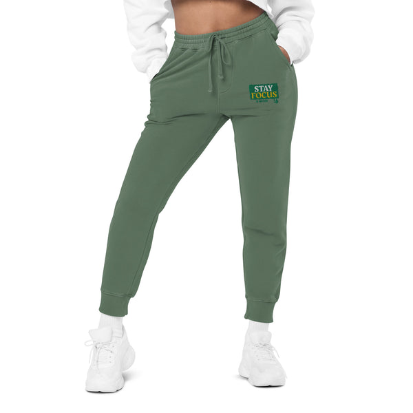 Stay focus Unisex pigment-dyed sweatpants